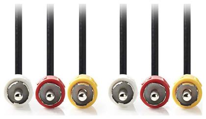 Cable Composite male - Composite male 3m (CVGP24300BK30) Nedis