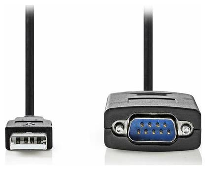 NEDIS CCGW60852BK09 CONVERTER USB A MALE TO RS232 MALE USB 2.0 0.9M CABLE - Nedis