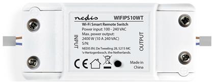 Circuit Breaker In-Line 10A Smart Ενδιάμεσος Διακόπτης Wi-Fi σε Λευκό Χρώμα Nedis