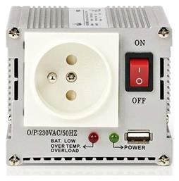 Inverter Αυτοκινήτου Τροποποιημένου Ημιτόνου 300W για Μετατροπή 12V DC σε 230V AC με 1xUSB Nedis