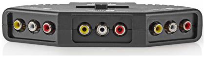 RCA female - 3x RCA female (VSWI2403BK) Nedis