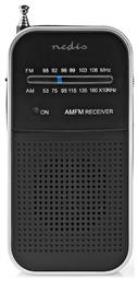 RDFM1110 Ραδιοφωνάκι Μπαταρίας Ασημί Silver/Black Nedis