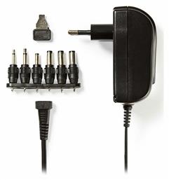 Ρυθμιζόμενο Universal Τροφοδοτικό 12V 1.5A 18W με σετ βυσμάτων (ACPA002) Nedis