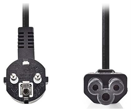 Schuko - IEC C5 Cable 2m Μαύρο (CEGP10100BK20) Nedis