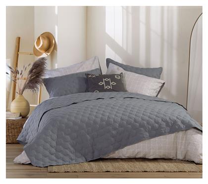 Nef-Nef Colton Κουβερλί Υπέρδιπλο Microfiber Grey 230x240cm - Nef Nef