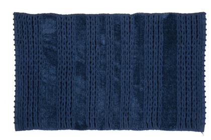 Nef-Nef Homeware Αντιολισθητικό Πατάκι Μπάνιου Life Navy 60x90εκ. Nef Nef