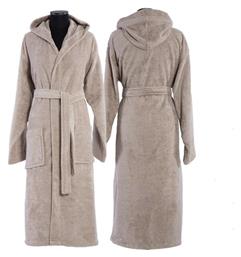 Nef-Nef Homeware Comfort Μπουρνούζι με Κουκούλα 933-Mocca - Nef Nef