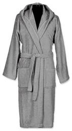Nef-Nef Homeware Comfort Μπουρνούζι με Κουκούλα Grey 450gr/m² - Nef Nef