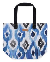 Nef-Nef Homeware Deniam Υφασμάτινη Τσάντα Θαλάσσης με Ethnic σχέδιο Μπλε - Nef Nef
