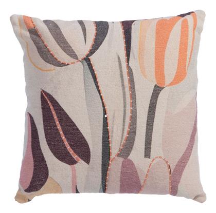 Nef-Nef Homeware Διακοσμητική Μαξιλαροθήκη Lona από 100% Βαμβάκι Πολύχρωμο 45x45εκ. Nef Nef