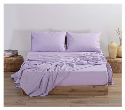 Nef-Nef Homeware Διπλό 140x200+30εκ. με Λάστιχο Basic 1159 Lavender - Nef Nef