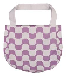 Nef-Nef Homeware Groovy Υφασμάτινη Τσάντα Θαλάσσης με Ethnic σχέδιο Μωβ - Nef Nef
