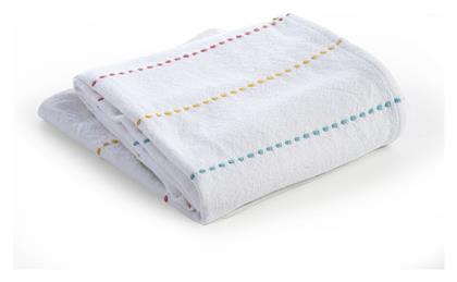 Nef-Nef Homeware Κουβέρτα Κούνιας Life Line Βαμβακερή Λευκή 110x150εκ. Nef Nef