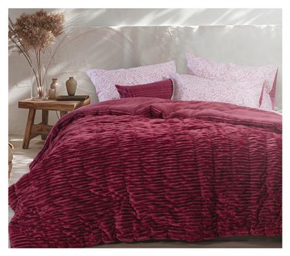 Nef-Nef Homeware Κουβερτοπάπλωμα Μονό 160x220εκ. Compose Μπορντό - Nef Nef