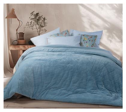 Nef-Nef Homeware Κουβερτοπάπλωμα Μονό 160x220εκ. Ezra Μπλε - Nef Nef