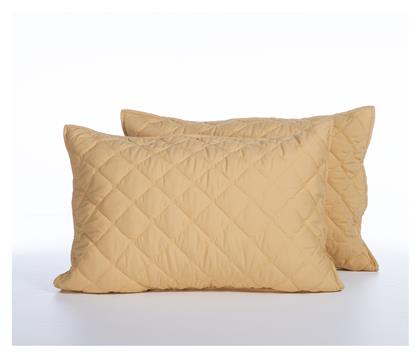Nef-Nef Homeware Olga Σετ Μαξιλαροθήκες με Φάσα Honey 52x72εκ. Nef Nef