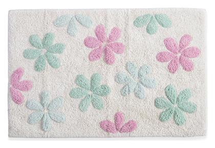 Nef-Nef Homeware Πατάκι Μπάνιου Βαμβακερό Irida Εκρου 50x80εκ. Nef Nef