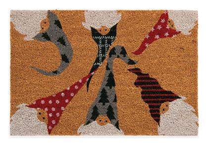 Nef-Nef Homeware Πατάκι Εισόδου από Κοκοφοίνικα Dwarfs Fellowship Μπεζ 40x60εκ. Μπεζ - Nef Nef