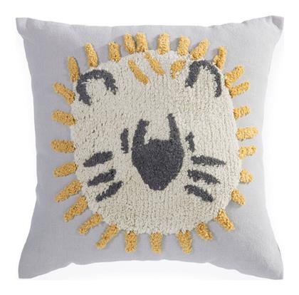Nef-Nef Homeware Παιδικό Διακοσμητικό Μαξιλάρι Animal Way Γκρι Μ35xΥ35εκ. Nef Nef