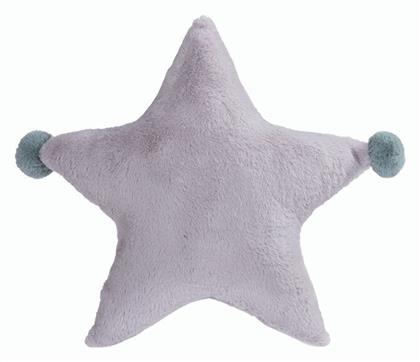 Nef-Nef Homeware Παιδικό Διακοσμητικό Μαξιλάρι Baby Star Γκρι Μ45xΥ45εκ. Nef Nef