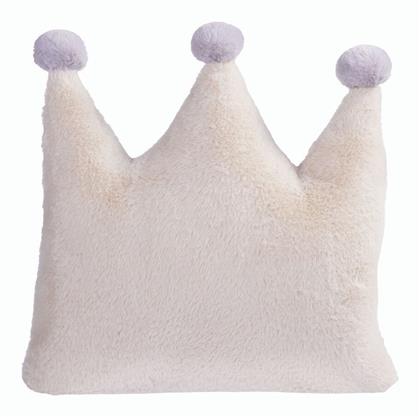 Nef-Nef Homeware Παιδικό Διακοσμητικό Μαξιλάρι Crown Εκρού Μ40xΥ40εκ. Nef Nef