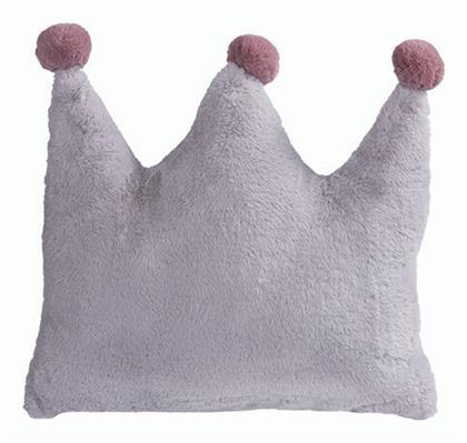 Nef-Nef Homeware Παιδικό Διακοσμητικό Μαξιλάρι Crown Γκρι Μ40xΥ40εκ. Nef Nef