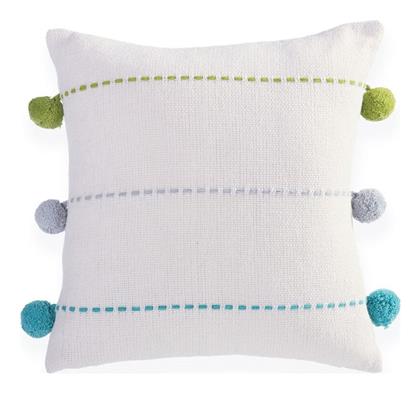 Nef-Nef Homeware Παιδικό Διακοσμητικό Μαξιλάρι Life Line Aqua/Lime Μ35xΥ35εκ. Nef Nef