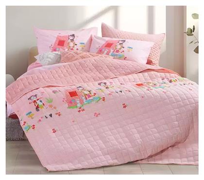Nef-Nef Homeware Παιδικό Κουβερλί Ημίδιπλο Camping Ροζ 180x240εκ. Nef Nef
