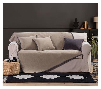 Nef-Nef Homeware Ριχτάρι Τριθέσιου Καναπέ Δύο 'Οψεων Brand 170x300εκ. Beige - Nef Nef