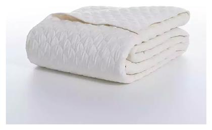 Nef-Nef Homeware Scofield Κουβερλί Ημίδιπλο Microfiber Ecru 180x240cm - Nef Nef