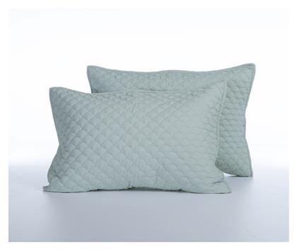 Nef-Nef Homeware Scofield Σετ Μαξιλαροθήκες με Φάσα Blue 52x72εκ. Nef Nef