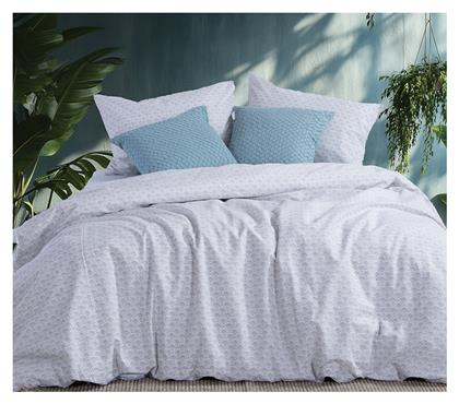Nef-Nef Homeware Σετ Υπέρδιπλο 4τμχ 160x200+35εκ. με Λάστιχο Μπλε - Nef Nef