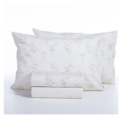 Nef-Nef Homeware Σετ Υπέρδιπλο 4τμχ 160x200+35εκ. με Λάστιχο Claris Εκρού - Nef Nef από το CozyCotton