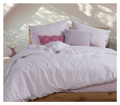 Nef-Nef Homeware Σετ Υπέρδιπλο 4τμχ 160x200+35εκ. με Λάστιχο Μωβ - Nef Nef