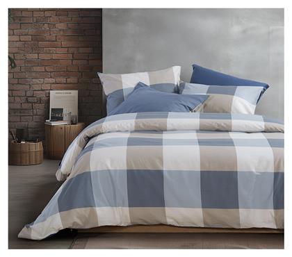 Nef-Nef Homeware Σετ Μονό 3τμχ 100x200+35εκ. με Λάστιχο Μπλε - Nef Nef