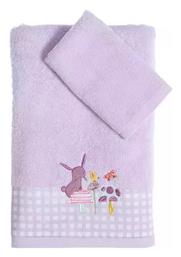 Nef-Nef Homeware Σετ Βρεφικές Πετσέτες 2τμχ Μωβ 70x140cm Βάρους 420gr/m² - Nef Nef