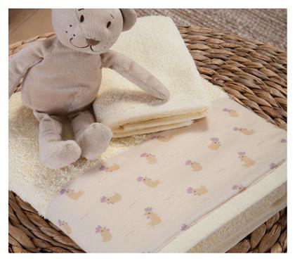 Nef-Nef Homeware Σετ Βρεφικές Πετσέτες 2τμχ Piu Piu Κίτρινες Βάρους 420gr/m² - Nef Nef