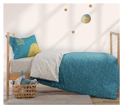 Nef-Nef Homeware Space Σετ Παιδική Παπλωματοθήκη Μονή με Μαξιλαροθήκη Βαμβακερή Outer Space 160x240εκ. Nef Nef