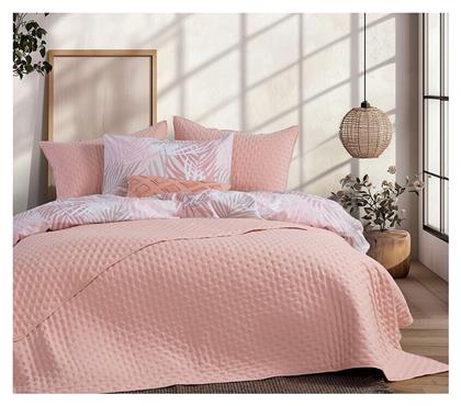 Nef-Nef Homeware Valia Κουβερλί Υπέρδιπλο από Πολυεστέρα Peach 230x240cm - Nef Nef