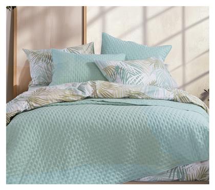 Nef-Nef Homeware Valia Κουβερλί Υπέρδιπλο Microfiber Green 230x240cm - Nef Nef