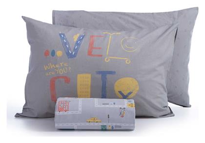 Nef-Nef Homeware Velocity Σετ Παιδική Παπλωματοθήκη Μονή με Μαξιλαροθήκη Βαμβακερή Velocity 160x240εκ. Nef Nef