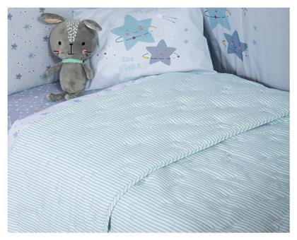Nef-Nef Homeware Βρεφικό Κουβερλί Microfiber Aqua 80x110cm - Nef Nef