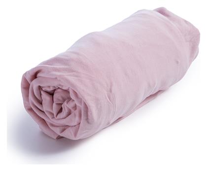 Nef-Nef Homeware Βρεφικό Σεντόνι Κούνιας Φανελένιο με Λάστιχο Jersey Pink 70x140εκ. Nef Nef