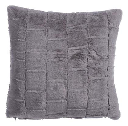 Nef-Nef Μαξιλάρι Καναπέ Barlow από Γούνα Grey 45x45εκ. Nef Nef