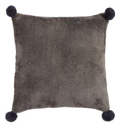 Nef-Nef Μαξιλάρι Καναπέ Miaris από Γούνα Taupe 50x50εκ. Nef Nef