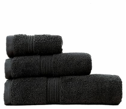 Nef-Nef Homeware Πετσέτα Προσώπου Aegean 50x100εκ. Black Βάρους 500gr/m² - Nef Nef