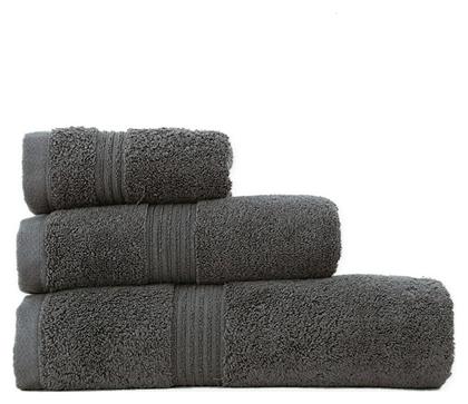 Nef-Nef Πετσέτα Σώματος Aegean 80x160εκ. Anthracite Βάρους 705gr/m² - Nef Nef