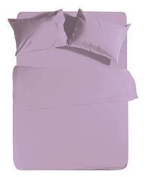 Nef-Nef Σεντόνι Υπέρδιπλο με Λάστιχο 160x200x30εκ. Basic 1159 Lavender - Nef Nef