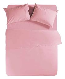 Nef-Nef Σεντόνι King Size με Λάστιχο 180x200x35εκ. Basic Pink - Nef Nef