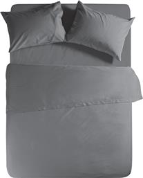 Nef-Nef Σεντόνι Μονό με Λάστιχο 100x200x30εκ. Basic 727 Dark Grey - Nef Nef